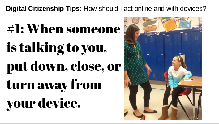 Digital Citizenship Tip #1