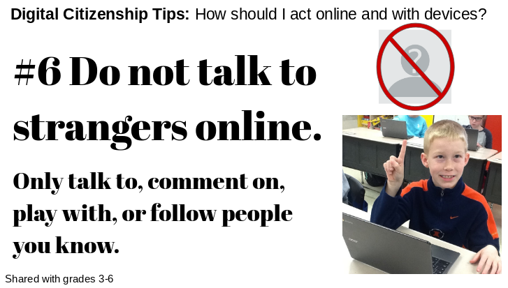 Digital Citizenship Tip #6