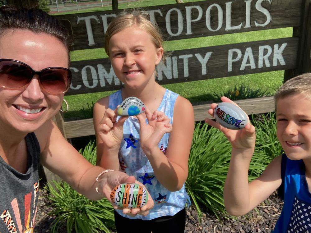 Kindness Rocks Challenge and Summer Library Teutopolis Grade School