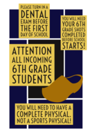 Sixth Grade Health Requirements