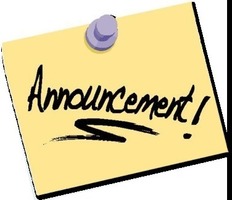 HIGH SCHOOL ANNOUNCEMENT