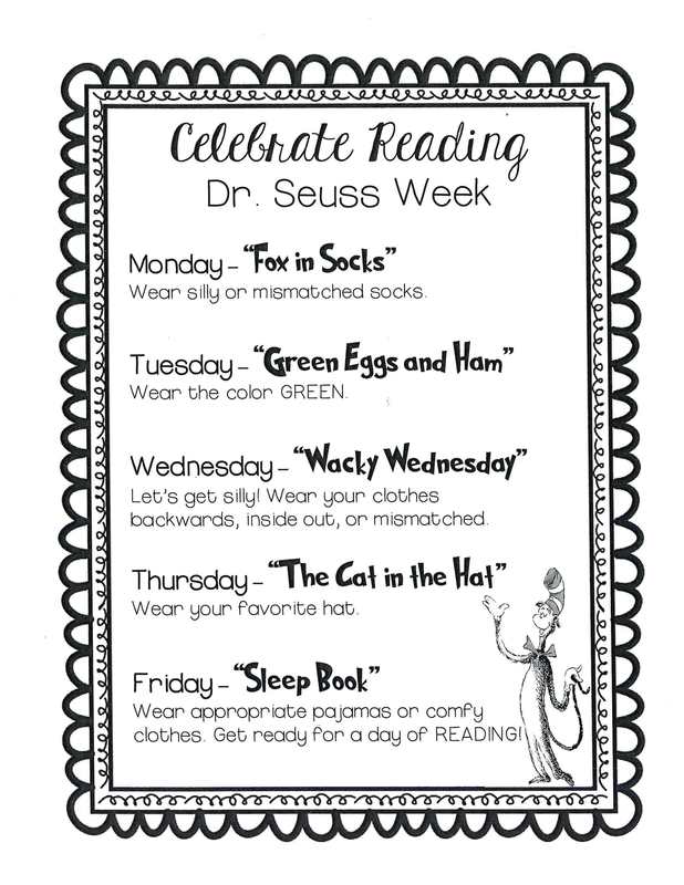 Dr. Seuss Week at TGS Teutopolis Grade School