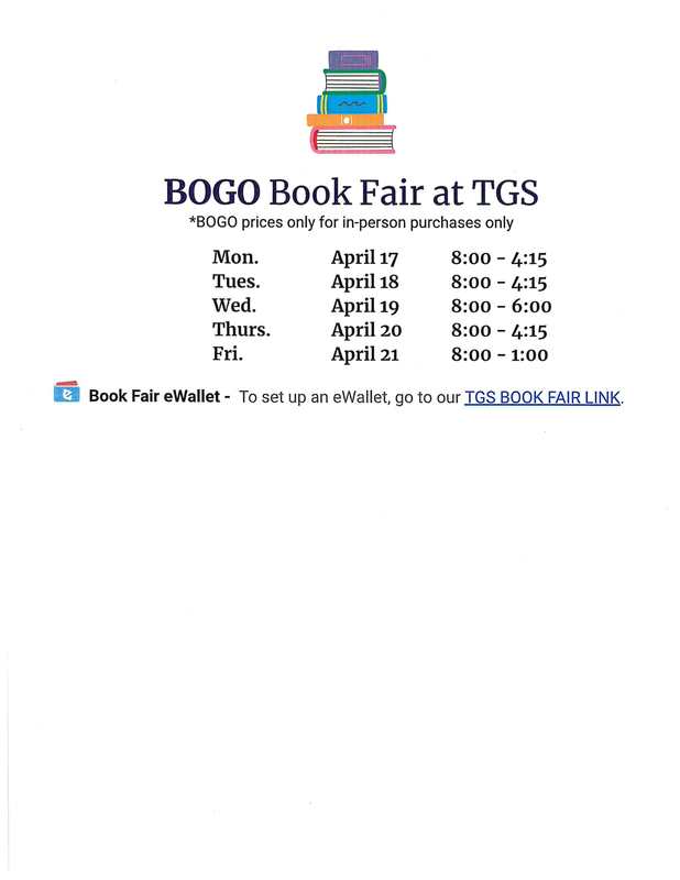 TGS Book Fair Teutopolis Grade School